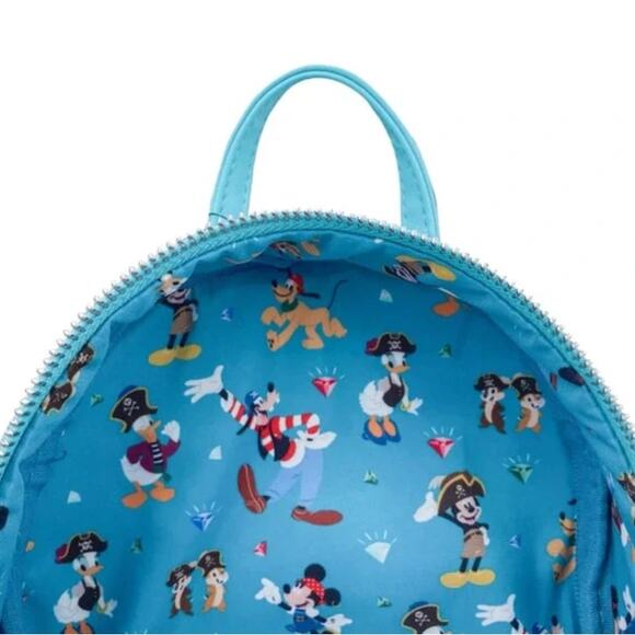 Loungefly Disney Sensational Six Pirate Adventure AOP Mini Backpack - Picture 3 of 8